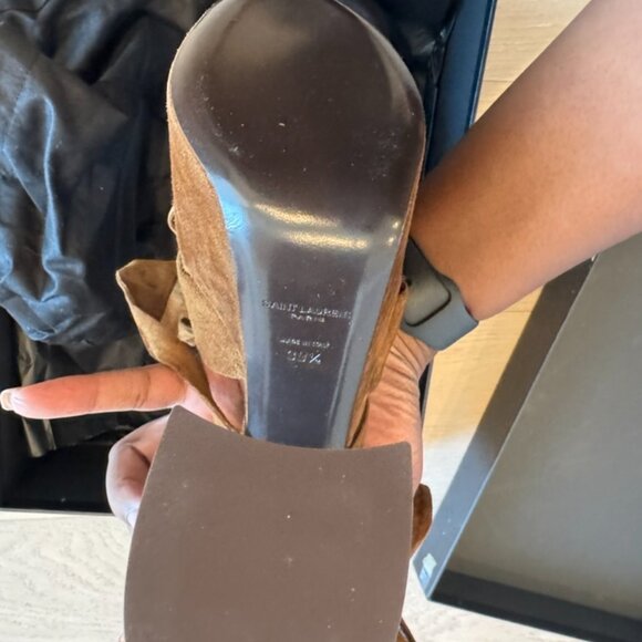 Saint Laurent Bianca Platforms Suede - Picture 3 of 5